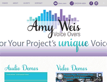 Tablet Screenshot of amyweis.com